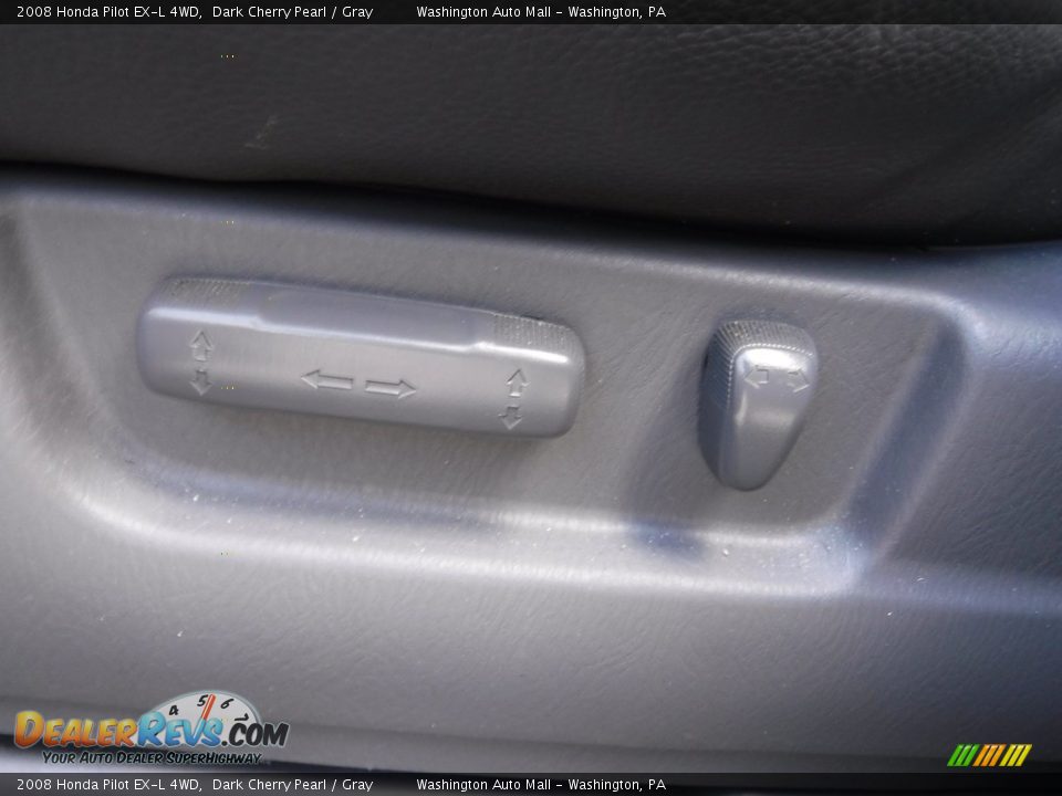 2008 Honda Pilot EX-L 4WD Dark Cherry Pearl / Gray Photo #15