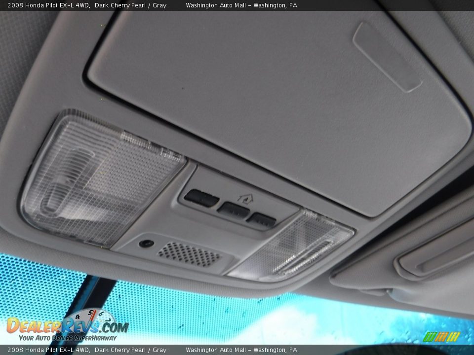 2008 Honda Pilot EX-L 4WD Dark Cherry Pearl / Gray Photo #18