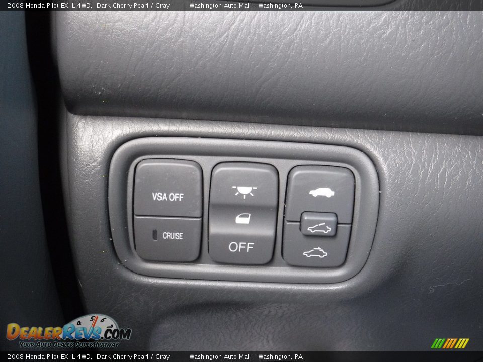 2008 Honda Pilot EX-L 4WD Dark Cherry Pearl / Gray Photo #19