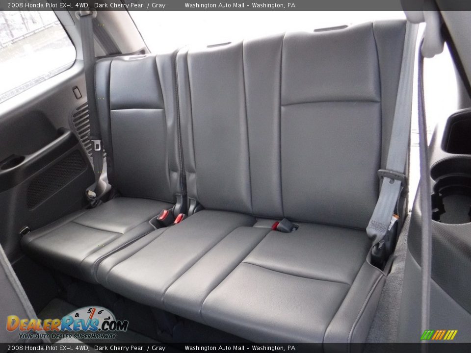 2008 Honda Pilot EX-L 4WD Dark Cherry Pearl / Gray Photo #23