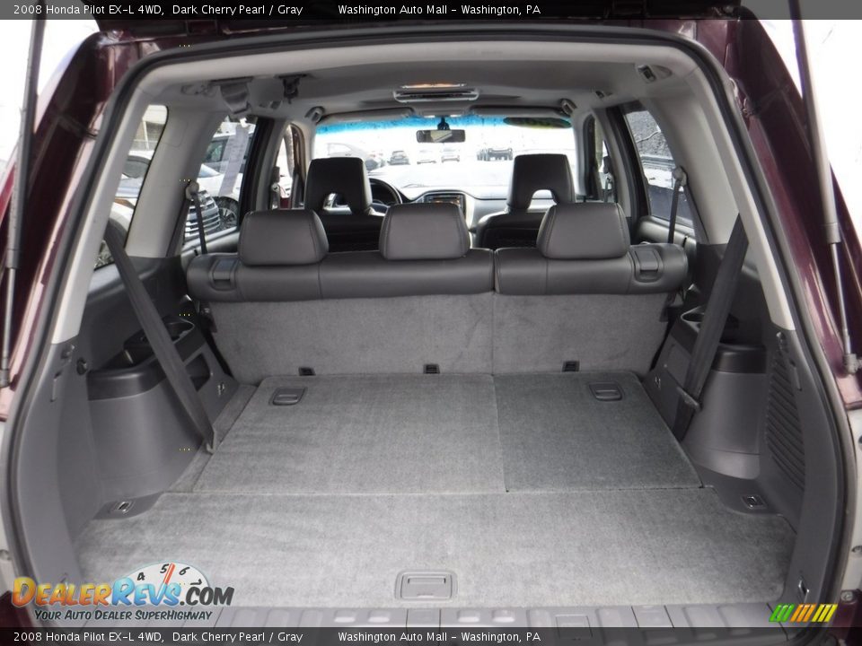 2008 Honda Pilot EX-L 4WD Dark Cherry Pearl / Gray Photo #24