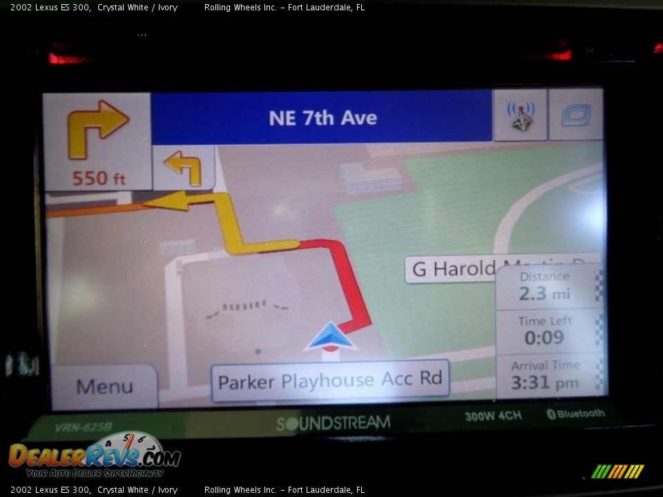 2002 Lexus ES 300 Crystal White / Ivory Photo #2