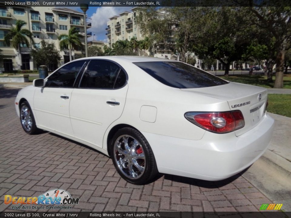 2002 Lexus ES 300 Crystal White / Ivory Photo #5