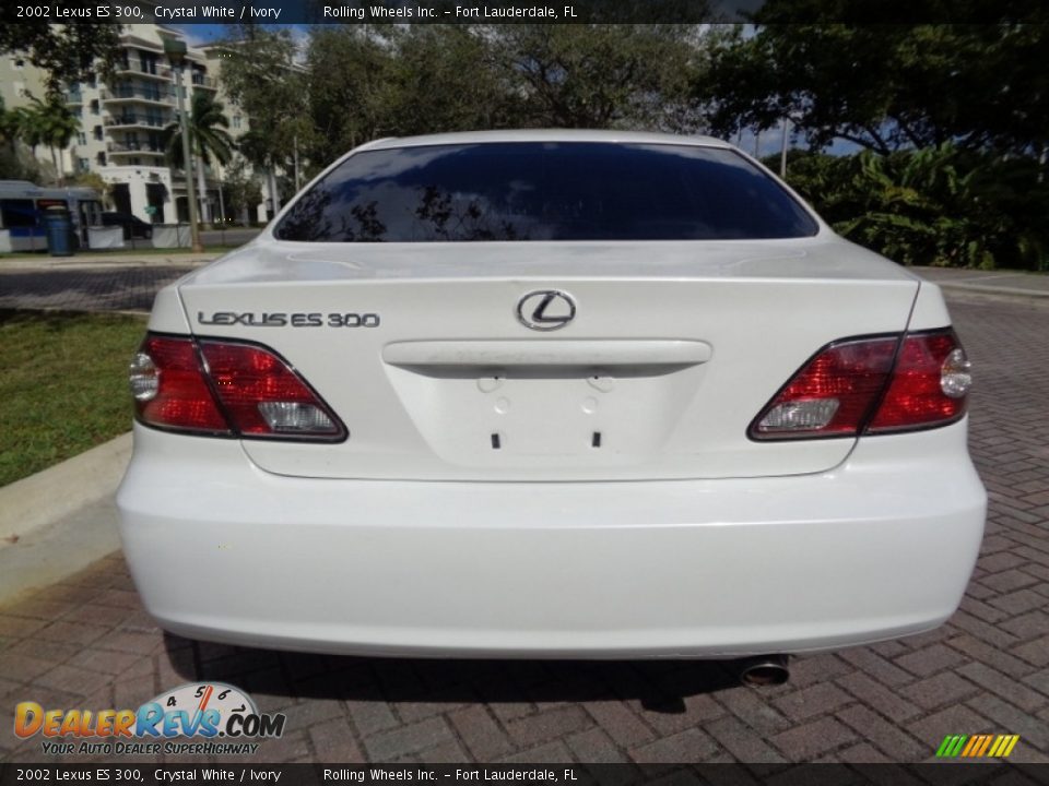 2002 Lexus ES 300 Crystal White / Ivory Photo #7