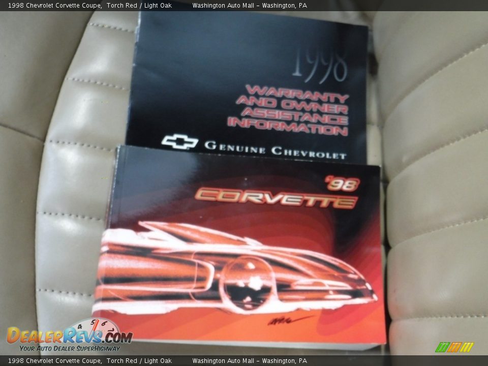 1998 Chevrolet Corvette Coupe Torch Red / Light Oak Photo #26