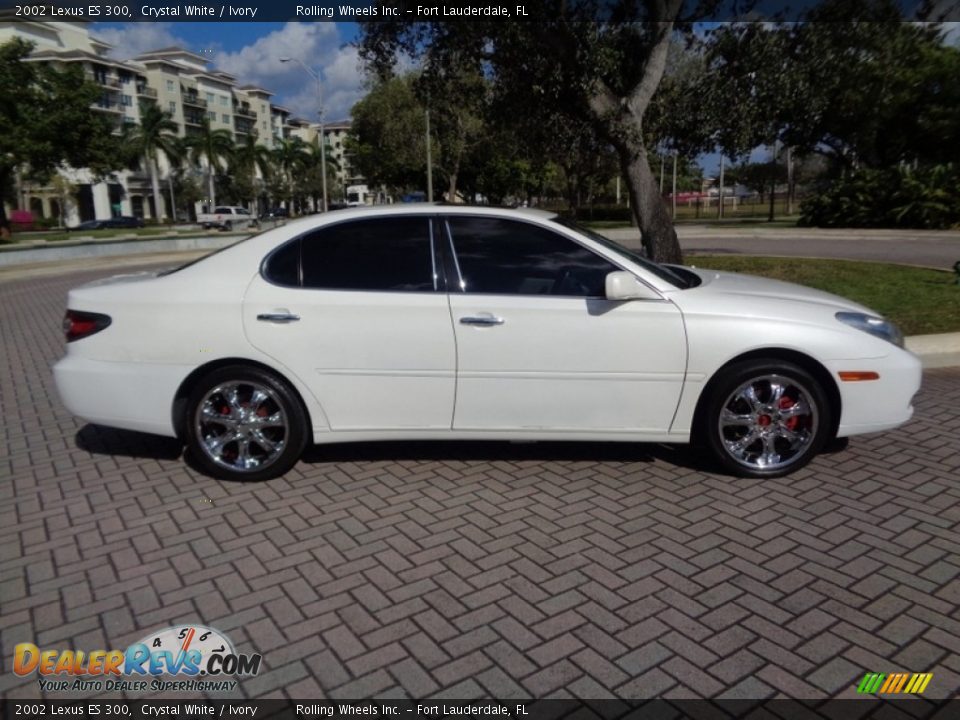 2002 Lexus ES 300 Crystal White / Ivory Photo #11