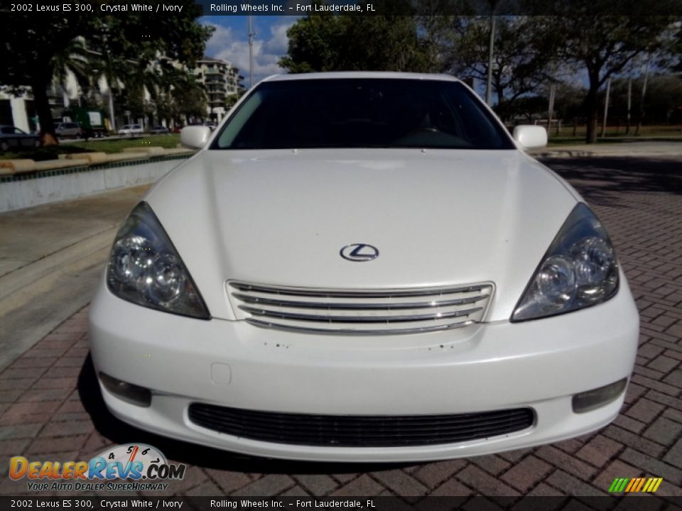 2002 Lexus ES 300 Crystal White / Ivory Photo #15