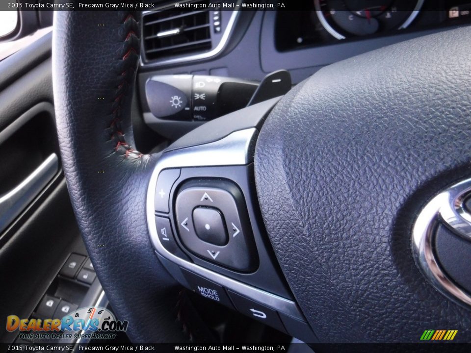 2015 Toyota Camry SE Predawn Gray Mica / Black Photo #20