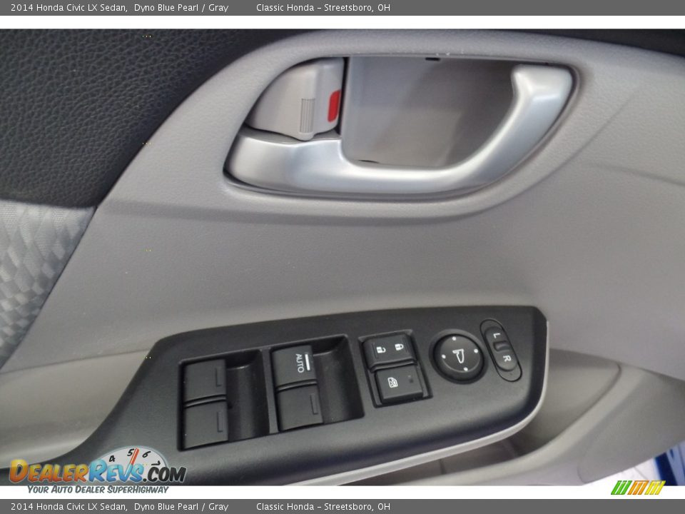 2014 Honda Civic LX Sedan Dyno Blue Pearl / Gray Photo #15
