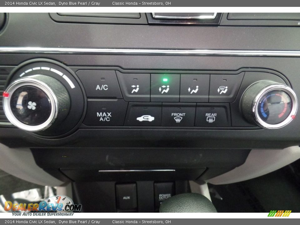 2014 Honda Civic LX Sedan Dyno Blue Pearl / Gray Photo #21