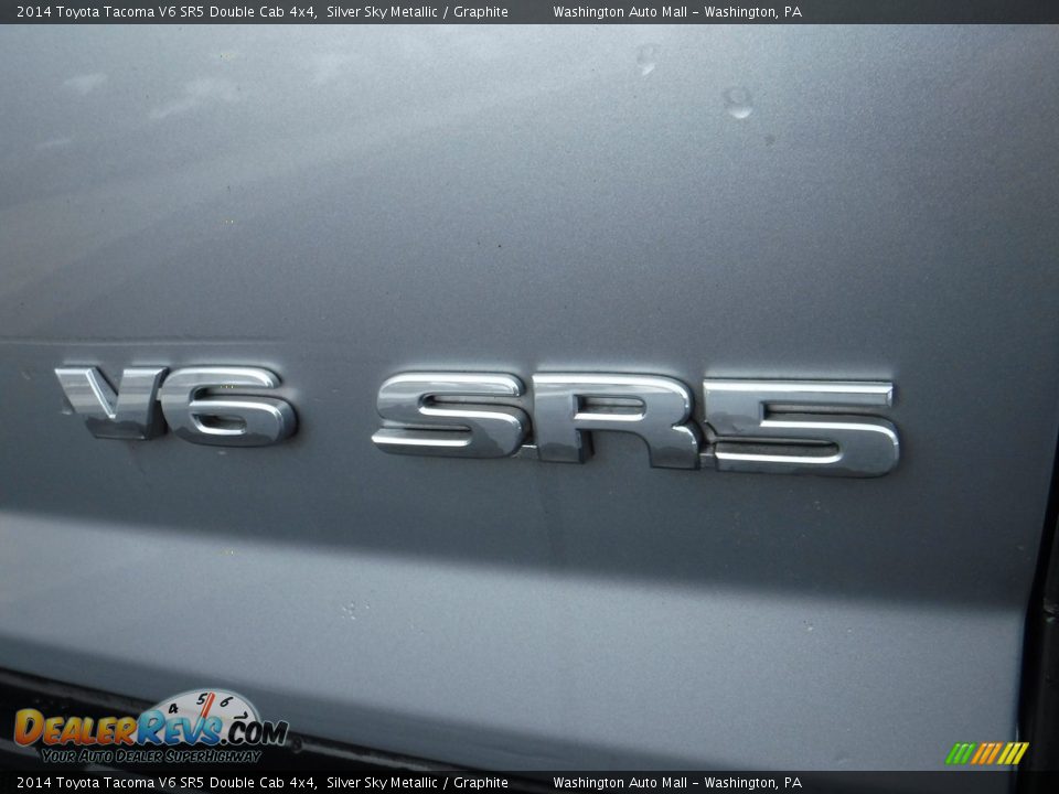 2014 Toyota Tacoma V6 SR5 Double Cab 4x4 Silver Sky Metallic / Graphite Photo #10