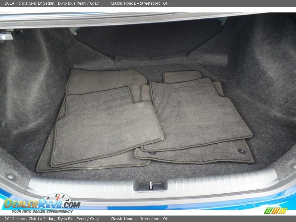 2014 Honda Civic LX Sedan Dyno Blue Pearl / Gray Photo #24