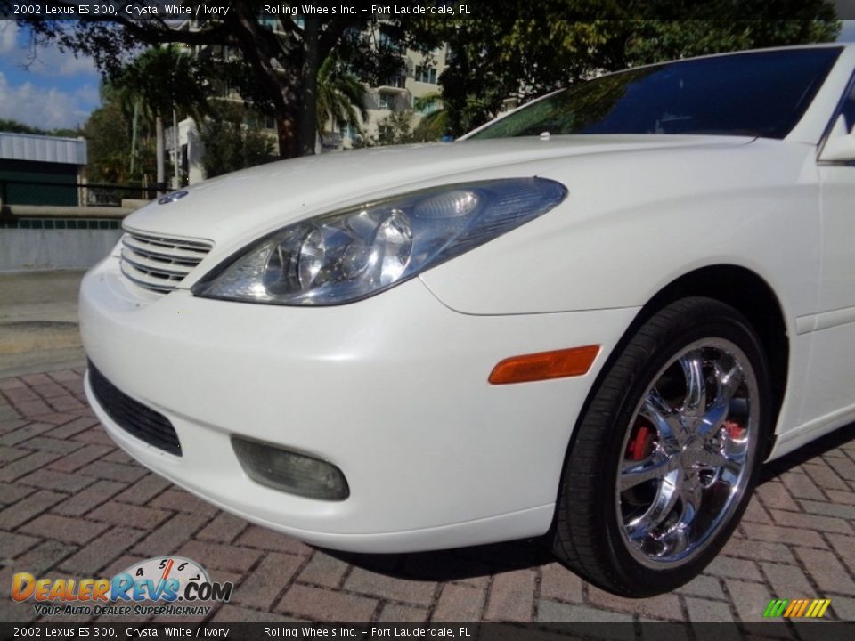 2002 Lexus ES 300 Crystal White / Ivory Photo #30