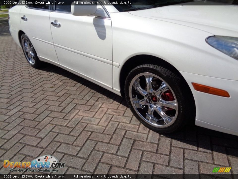 2002 Lexus ES 300 Crystal White / Ivory Photo #34