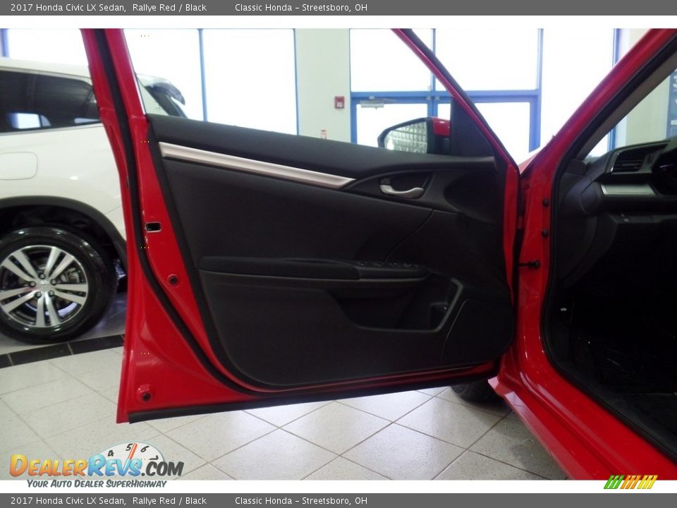 2017 Honda Civic LX Sedan Rallye Red / Black Photo #11