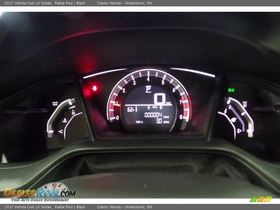 2017 Honda Civic LX Sedan Rallye Red / Black Photo #20