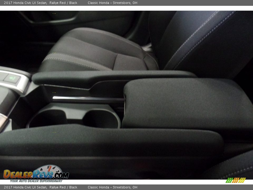 2017 Honda Civic LX Sedan Rallye Red / Black Photo #23
