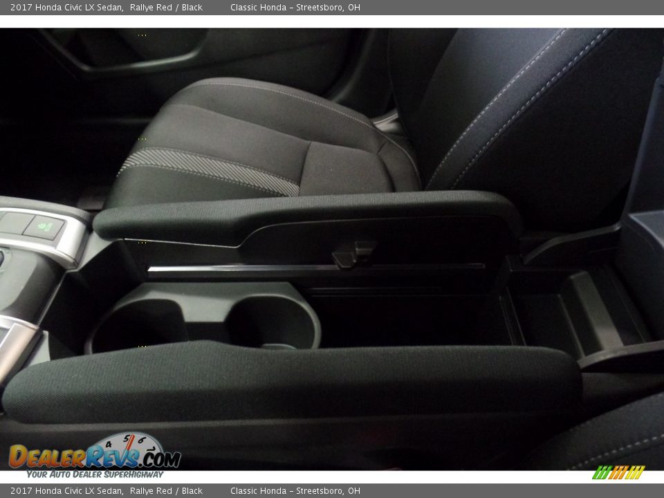 2017 Honda Civic LX Sedan Rallye Red / Black Photo #24