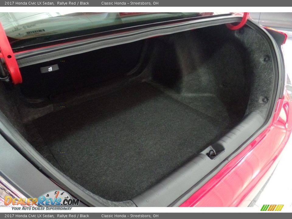 2017 Honda Civic LX Sedan Rallye Red / Black Photo #28