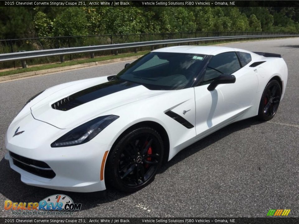 2015 Chevrolet Corvette Stingray Coupe Z51 Arctic White / Jet Black Photo #1