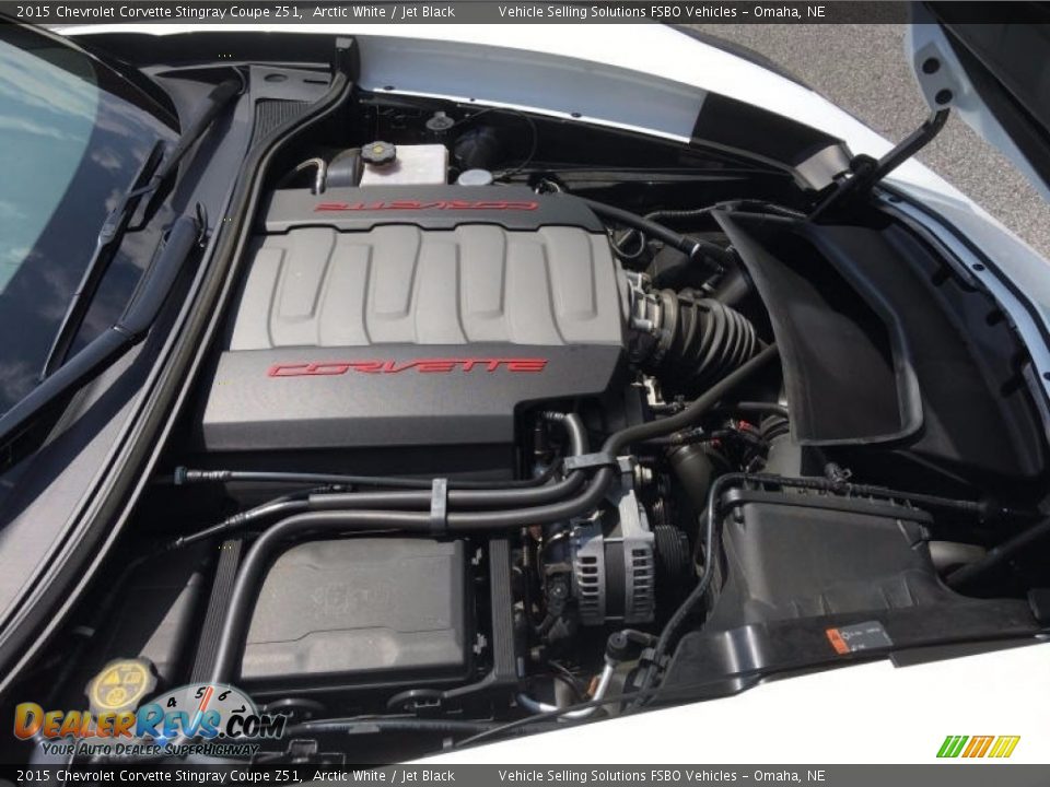 2015 Chevrolet Corvette Stingray Coupe Z51 Arctic White / Jet Black Photo #4