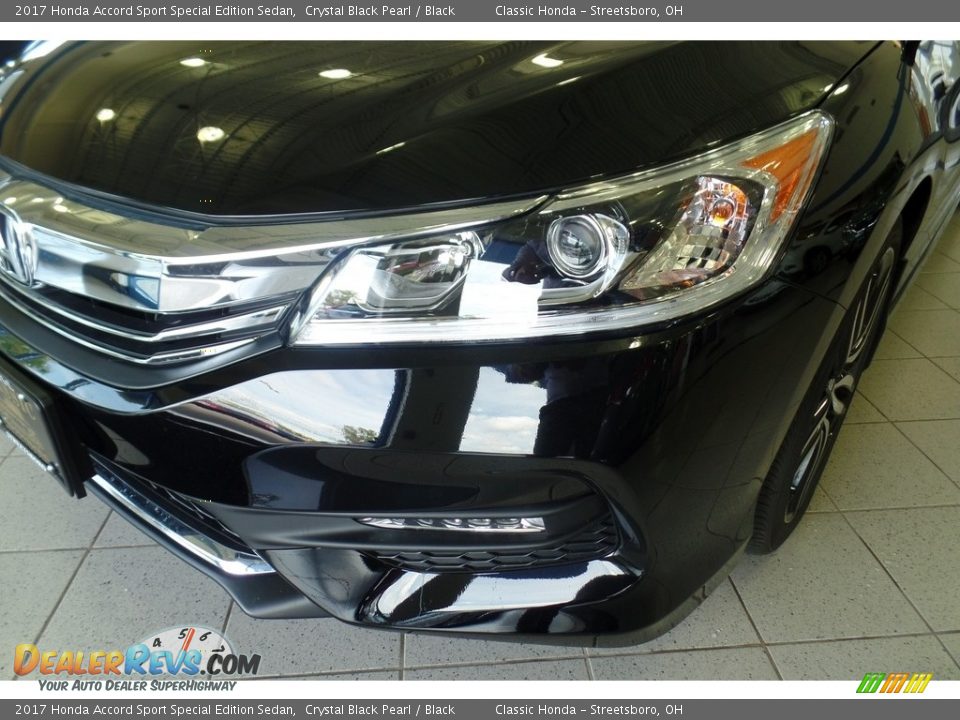 2017 Honda Accord Sport Special Edition Sedan Crystal Black Pearl / Black Photo #2