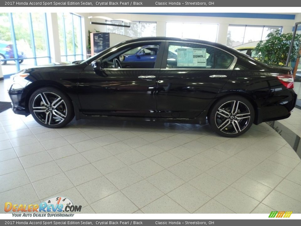2017 Honda Accord Sport Special Edition Sedan Crystal Black Pearl / Black Photo #3