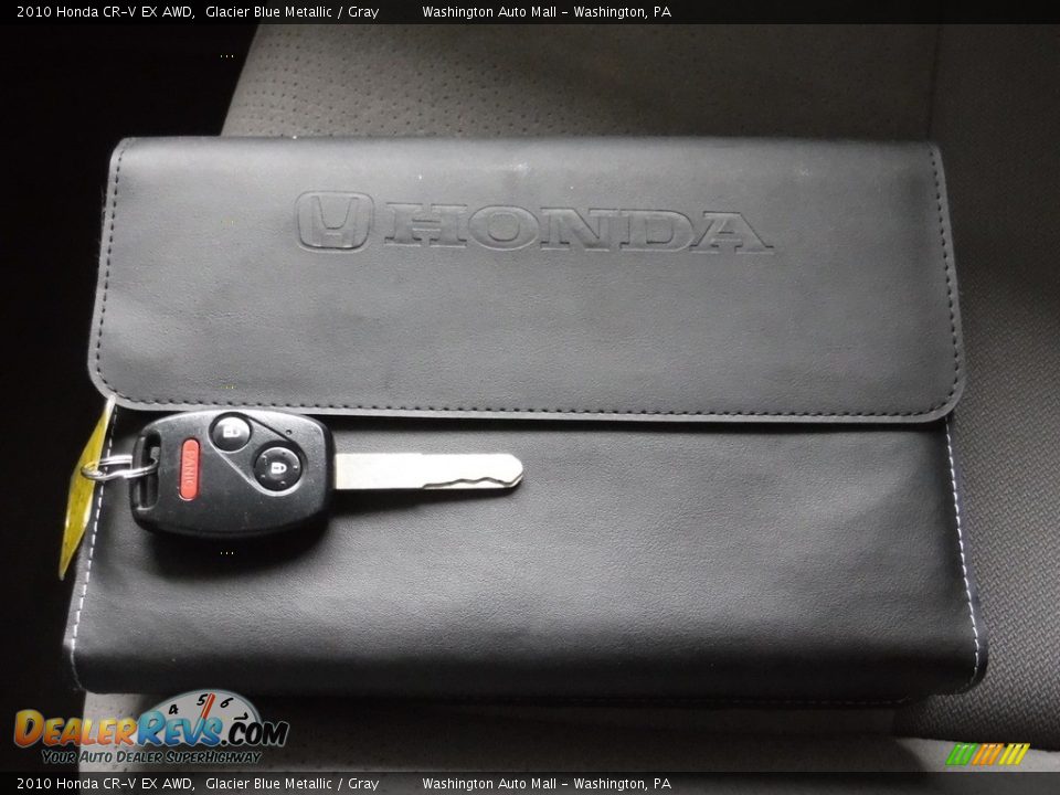 2010 Honda CR-V EX AWD Glacier Blue Metallic / Gray Photo #23