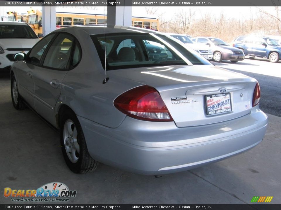2004 Ford Taurus SE Sedan Silver Frost Metallic / Medium Graphite Photo #3