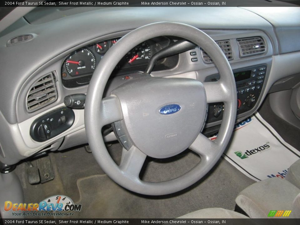 2004 Ford Taurus SE Sedan Silver Frost Metallic / Medium Graphite Photo #6
