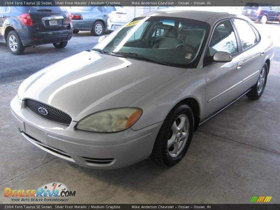 2004 Ford Taurus SE Sedan Silver Frost Metallic / Medium Graphite Photo #21