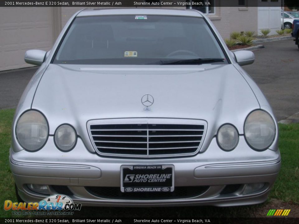 2001 Mercedes-Benz E 320 Sedan Brilliant Silver Metallic / Ash Photo #1