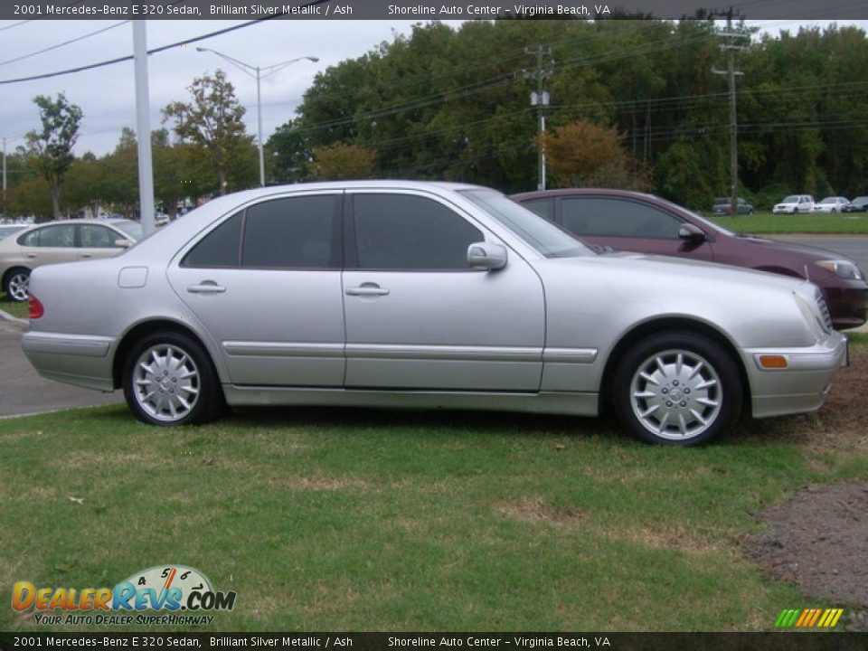 2001 Mercedes-Benz E 320 Sedan Brilliant Silver Metallic / Ash Photo #3