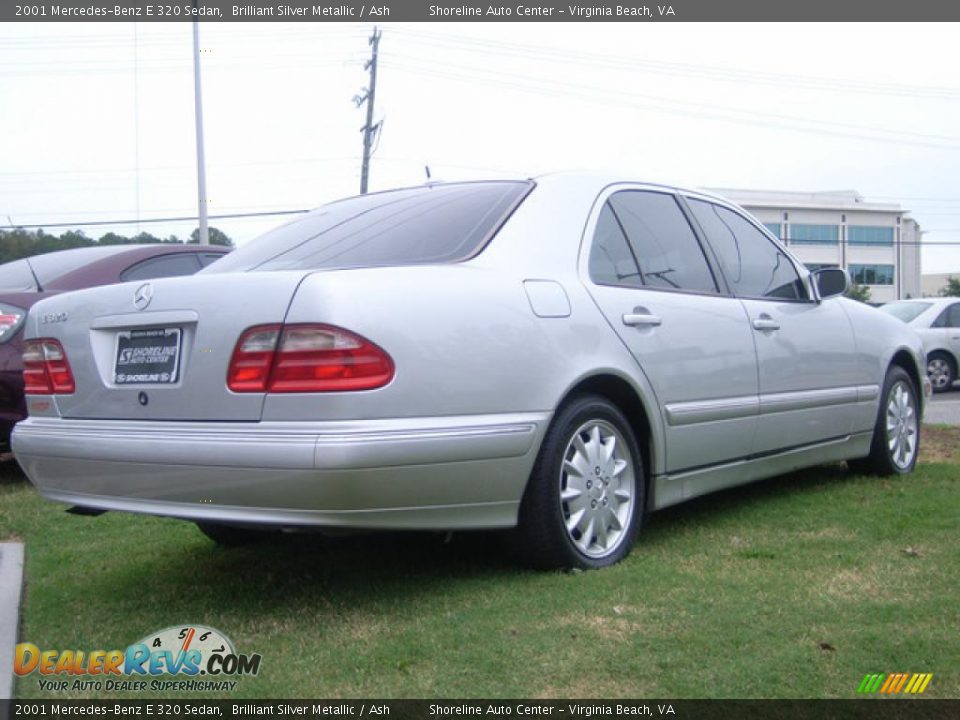 2001 Mercedes-Benz E 320 Sedan Brilliant Silver Metallic / Ash Photo #4