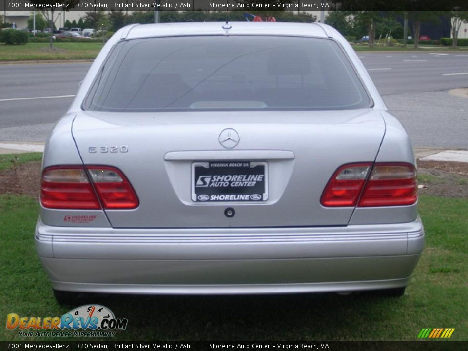 2001 Mercedes-Benz E 320 Sedan Brilliant Silver Metallic / Ash Photo #5