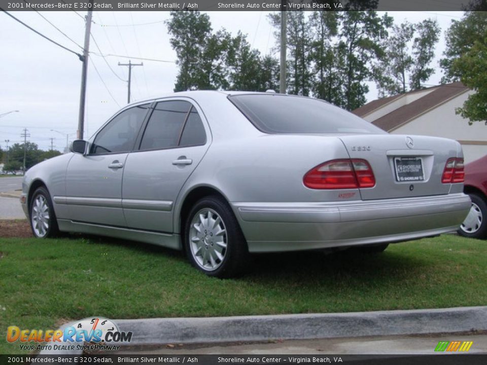 2001 Mercedes-Benz E 320 Sedan Brilliant Silver Metallic / Ash Photo #6