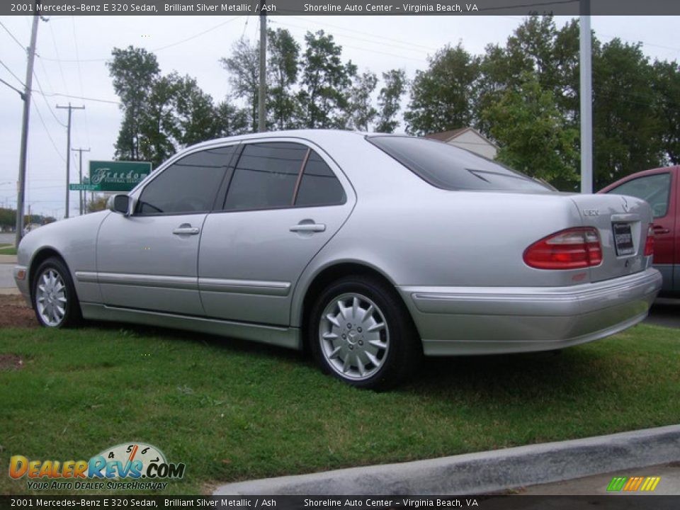 2001 Mercedes-Benz E 320 Sedan Brilliant Silver Metallic / Ash Photo #7