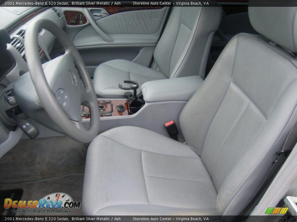 2001 Mercedes-Benz E 320 Sedan Brilliant Silver Metallic / Ash Photo #8