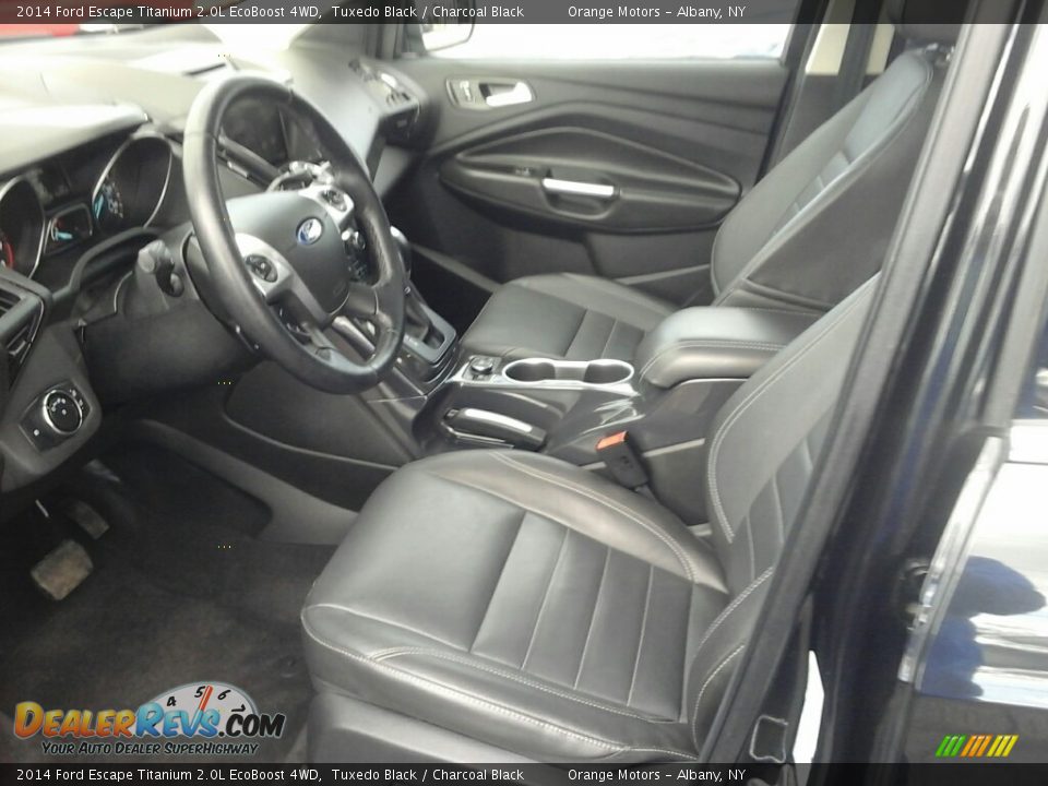 2014 Ford Escape Titanium 2.0L EcoBoost 4WD Tuxedo Black / Charcoal Black Photo #8