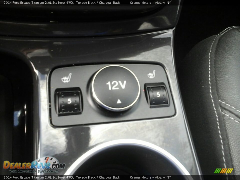 2014 Ford Escape Titanium 2.0L EcoBoost 4WD Tuxedo Black / Charcoal Black Photo #19