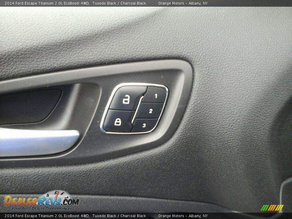 2014 Ford Escape Titanium 2.0L EcoBoost 4WD Tuxedo Black / Charcoal Black Photo #22