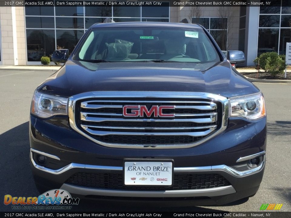 2017 GMC Acadia SLE AWD Dark Sapphire Blue Metallic / Dark Ash Gray/Light Ash Gray Photo #2