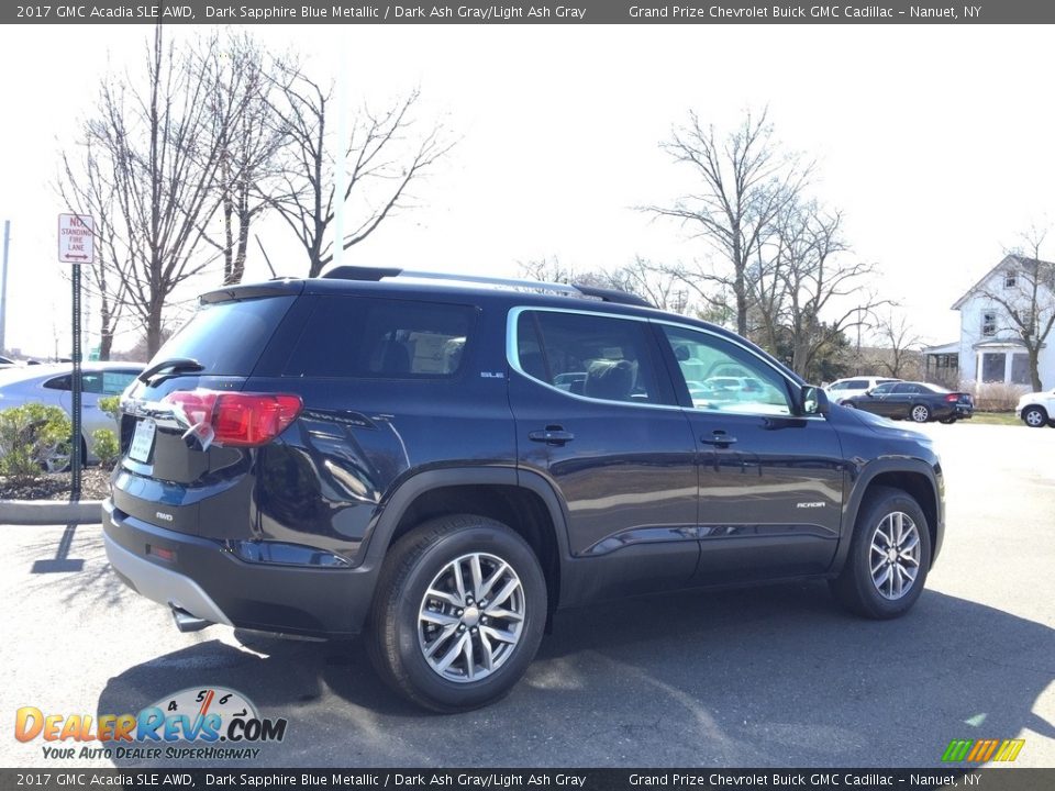 2017 GMC Acadia SLE AWD Dark Sapphire Blue Metallic / Dark Ash Gray/Light Ash Gray Photo #4