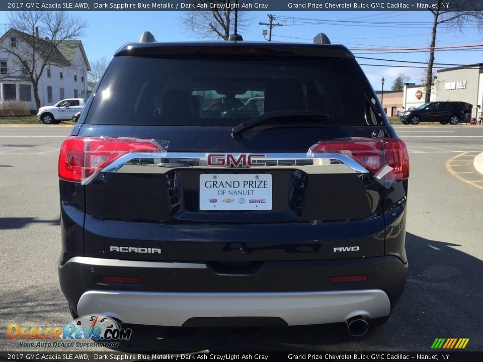 2017 GMC Acadia SLE AWD Dark Sapphire Blue Metallic / Dark Ash Gray/Light Ash Gray Photo #5