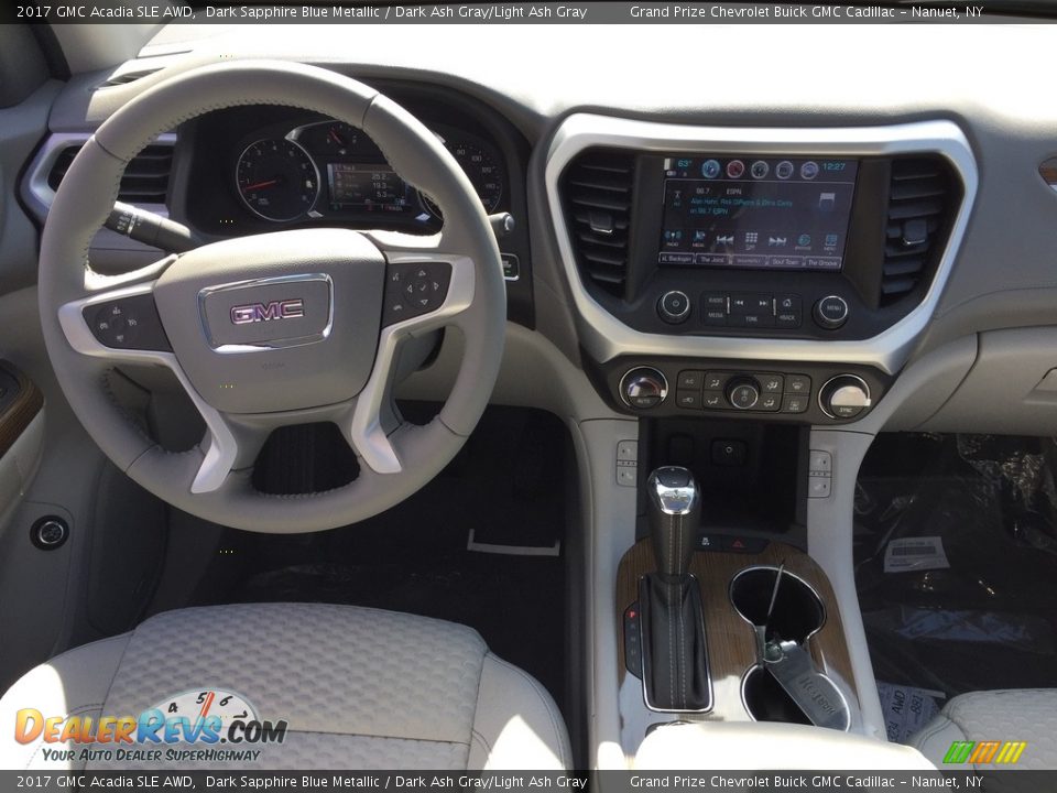 2017 GMC Acadia SLE AWD Dark Sapphire Blue Metallic / Dark Ash Gray/Light Ash Gray Photo #8