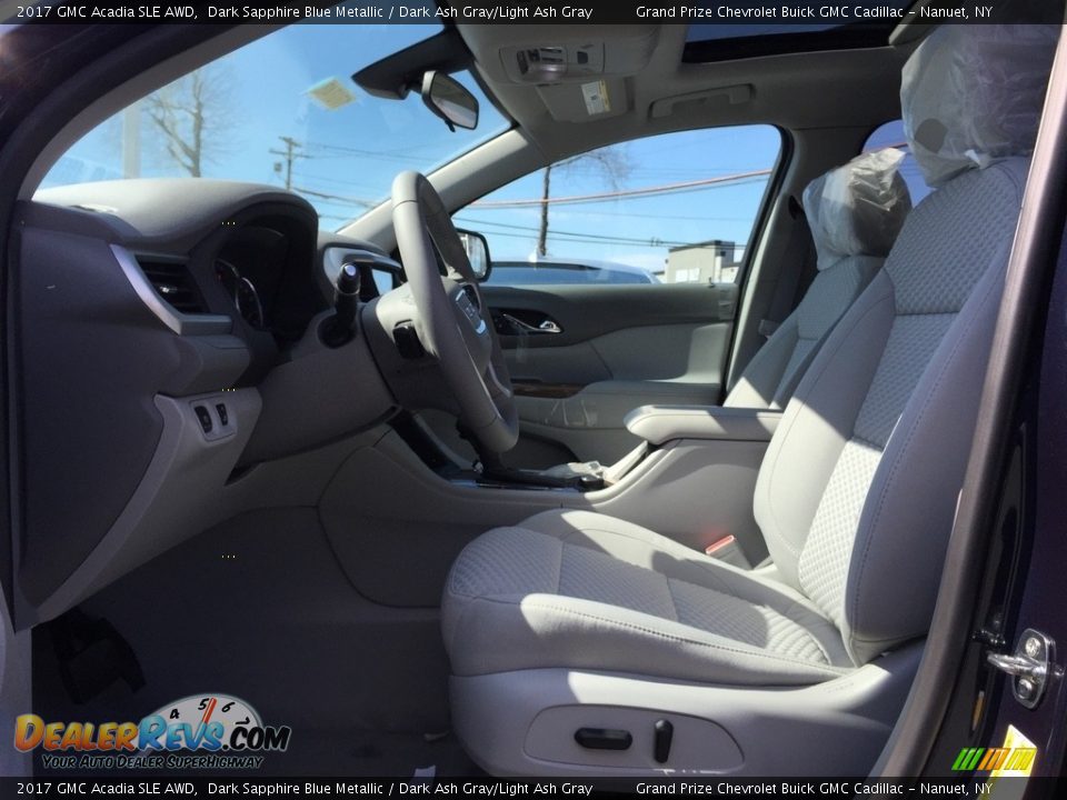 2017 GMC Acadia SLE AWD Dark Sapphire Blue Metallic / Dark Ash Gray/Light Ash Gray Photo #9