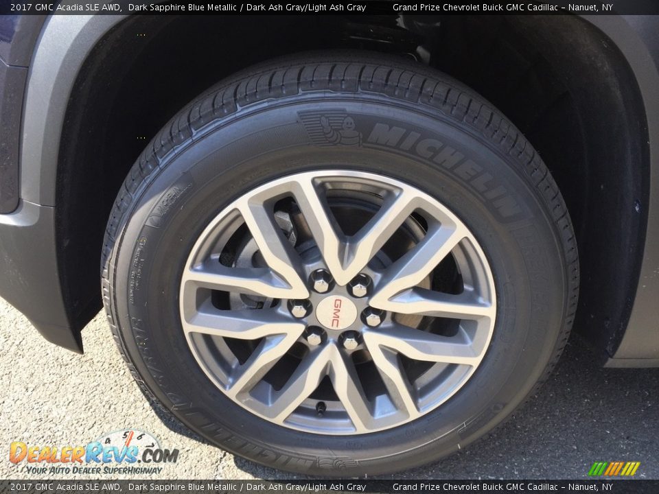 2017 GMC Acadia SLE AWD Dark Sapphire Blue Metallic / Dark Ash Gray/Light Ash Gray Photo #10