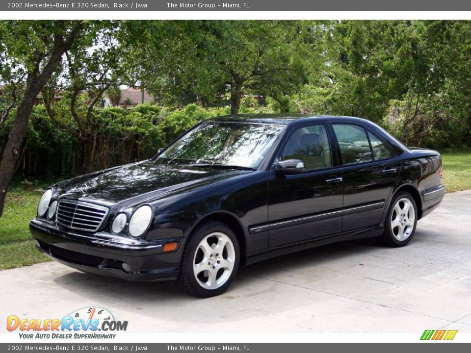 Front 3/4 View of 2002 Mercedes-Benz E 320 Sedan Photo #1