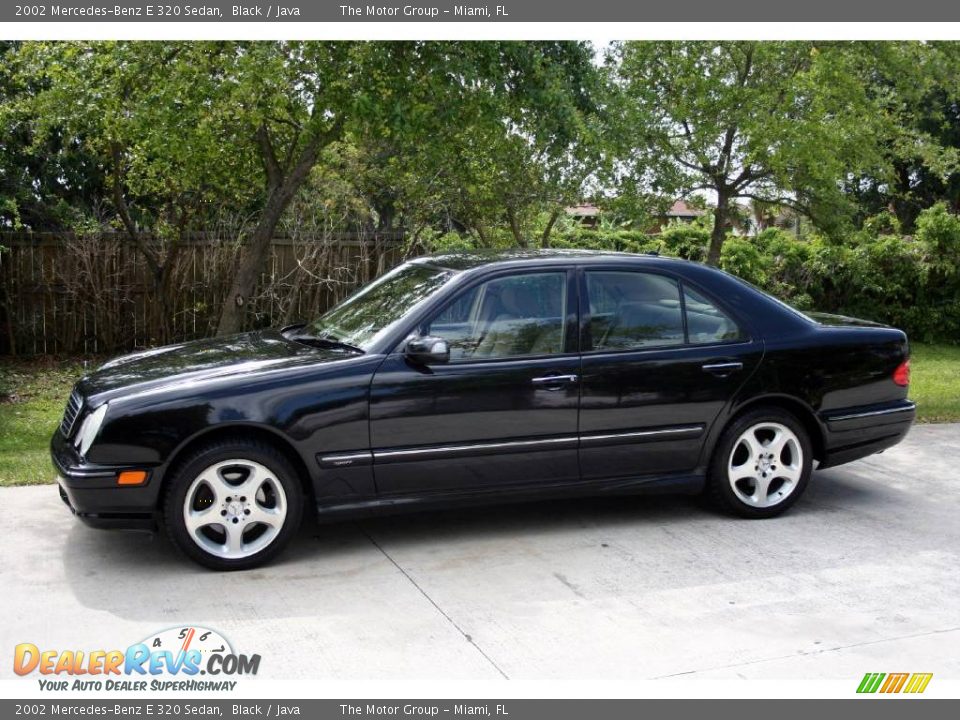 Black 2002 Mercedes-Benz E 320 Sedan Photo #3