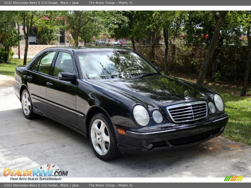 Front 3/4 View of 2002 Mercedes-Benz E 320 Sedan Photo #20